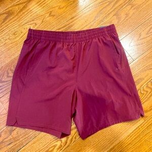 Men’s XL 8” Agility Short Deep Brick Red, Gym, Basketball, Active, Running,train